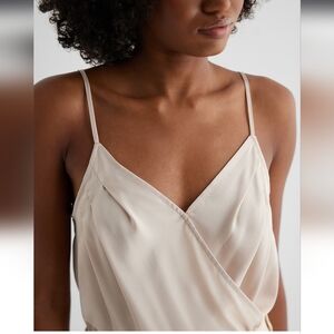 Express Cream Satin Camisole
